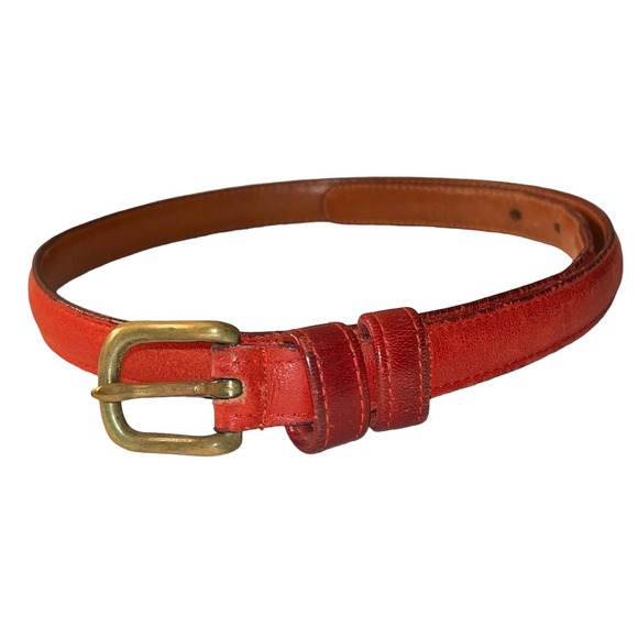 Coach Accessories Coach Vintage Leather Belt Brass Hardware Womens